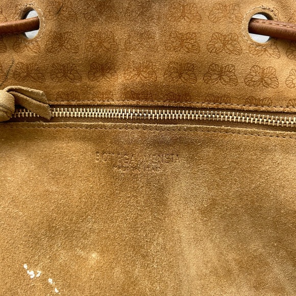 Vintage rare bottega veneta butterfly print suede tote - Picture 7 of 7